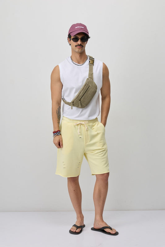 Bağcıklı Loose Fit Şort