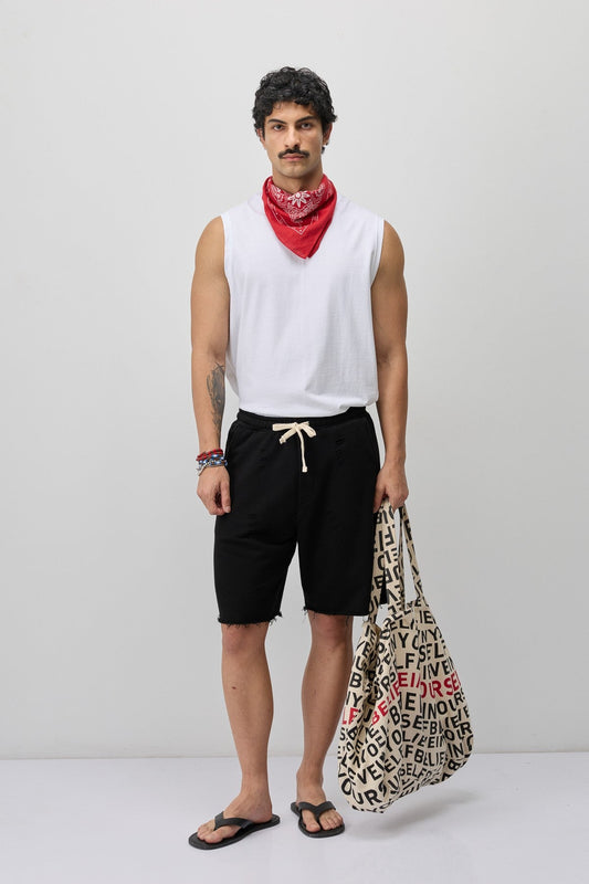Bağcıklı Loose Fit Şort