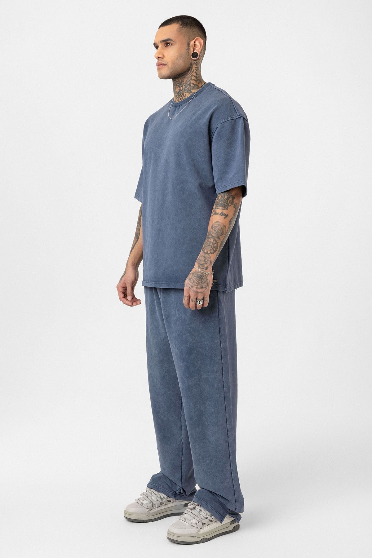 Yıkamalı Oversize Eşofman Takım