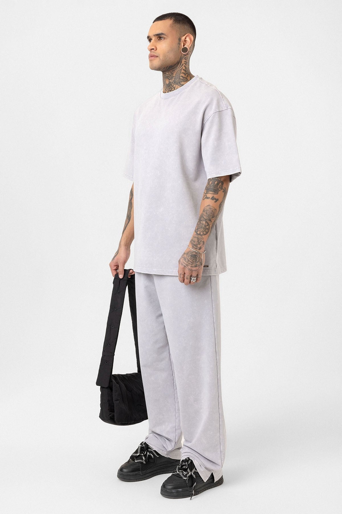 Yıkamalı Oversize Eşofman Takım