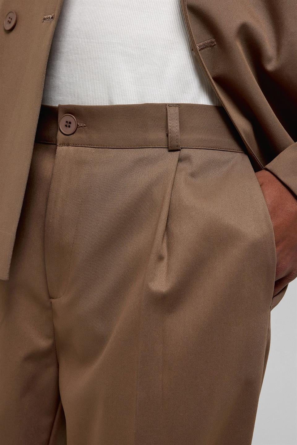 Tek Düğme Oversize Takım Elbise