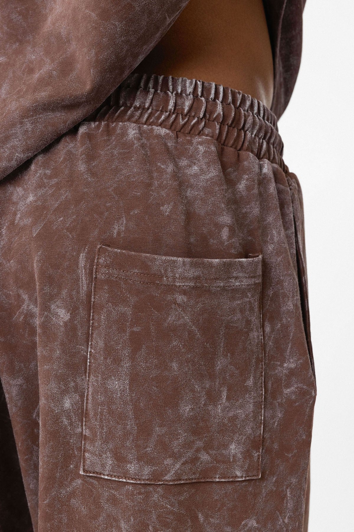 Yıkamalı Oversize Arka Baskılı Eşofman Takım