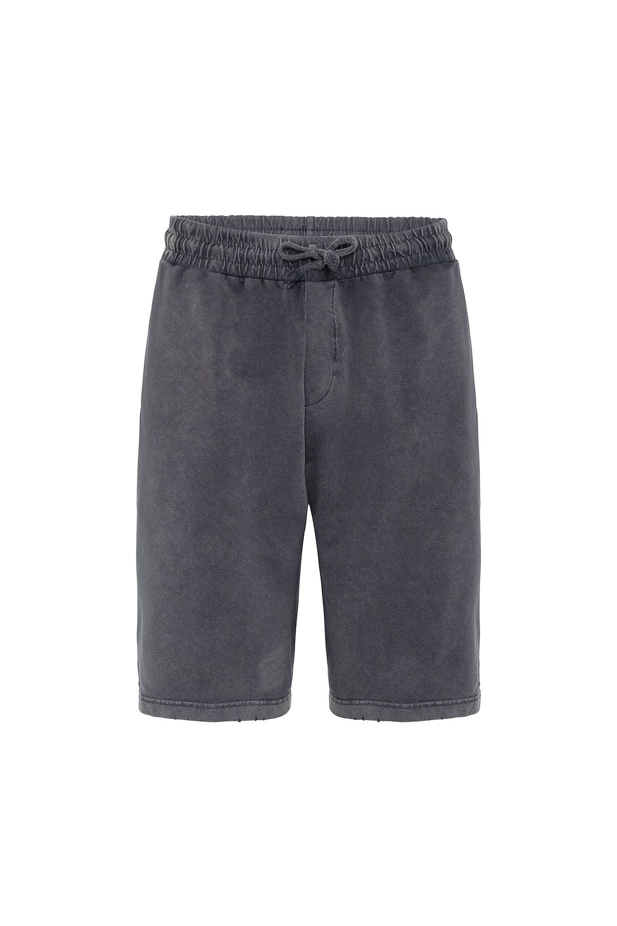 Basic Yıkamalı Oversize Şort Takım