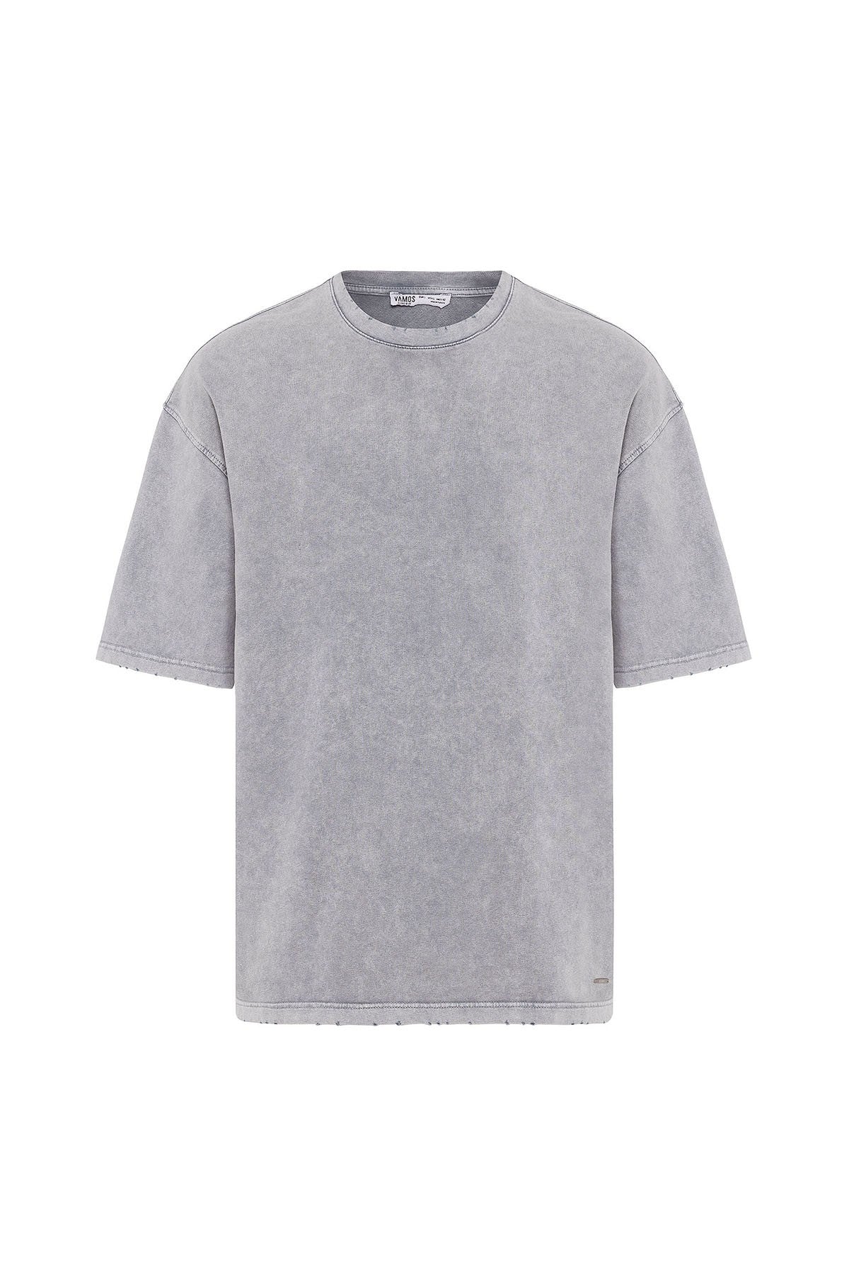 Basic Yıkamalı Oversize Şort Takım
