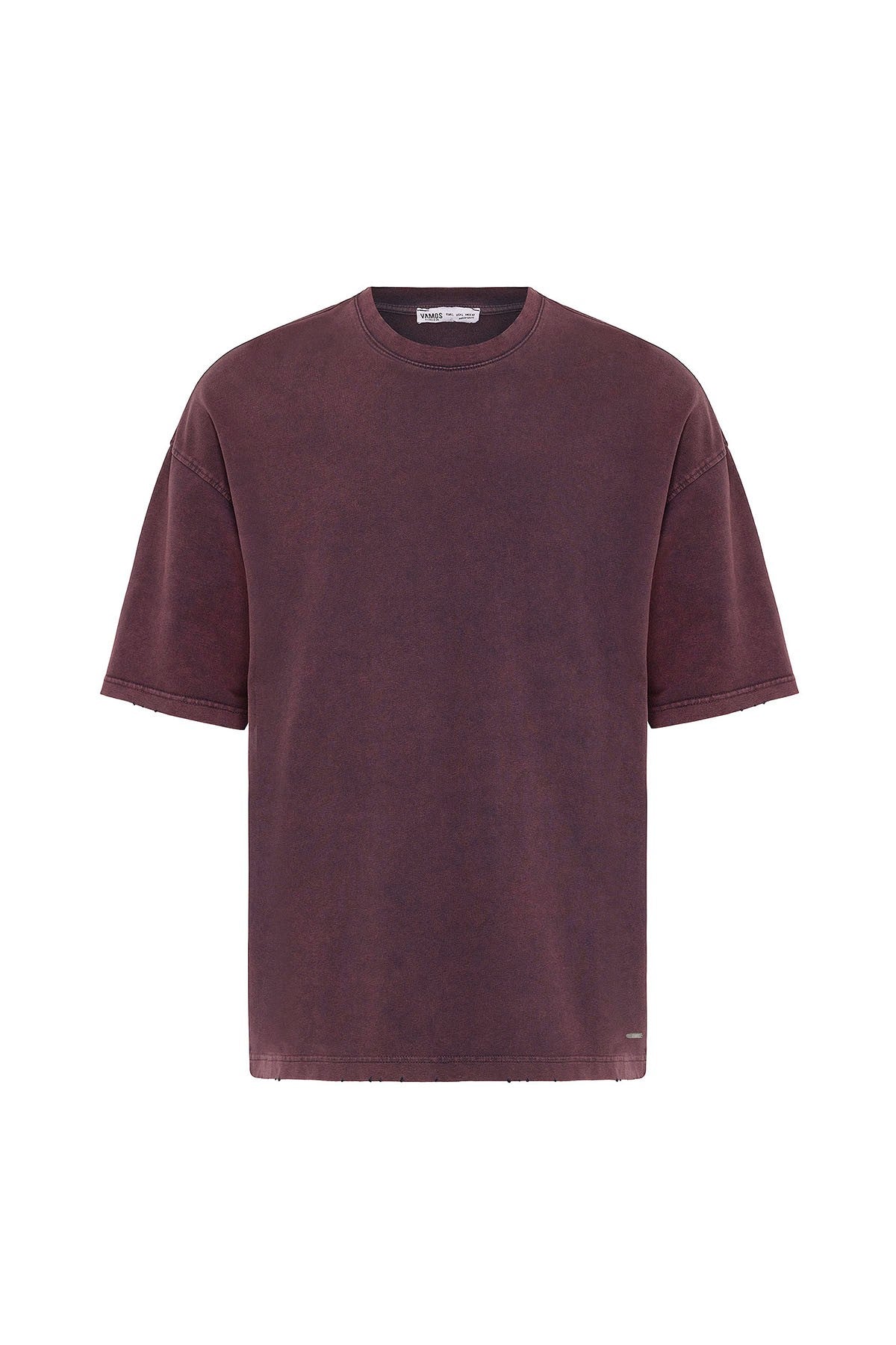 Basic Yıkamalı Oversize Şort Takım