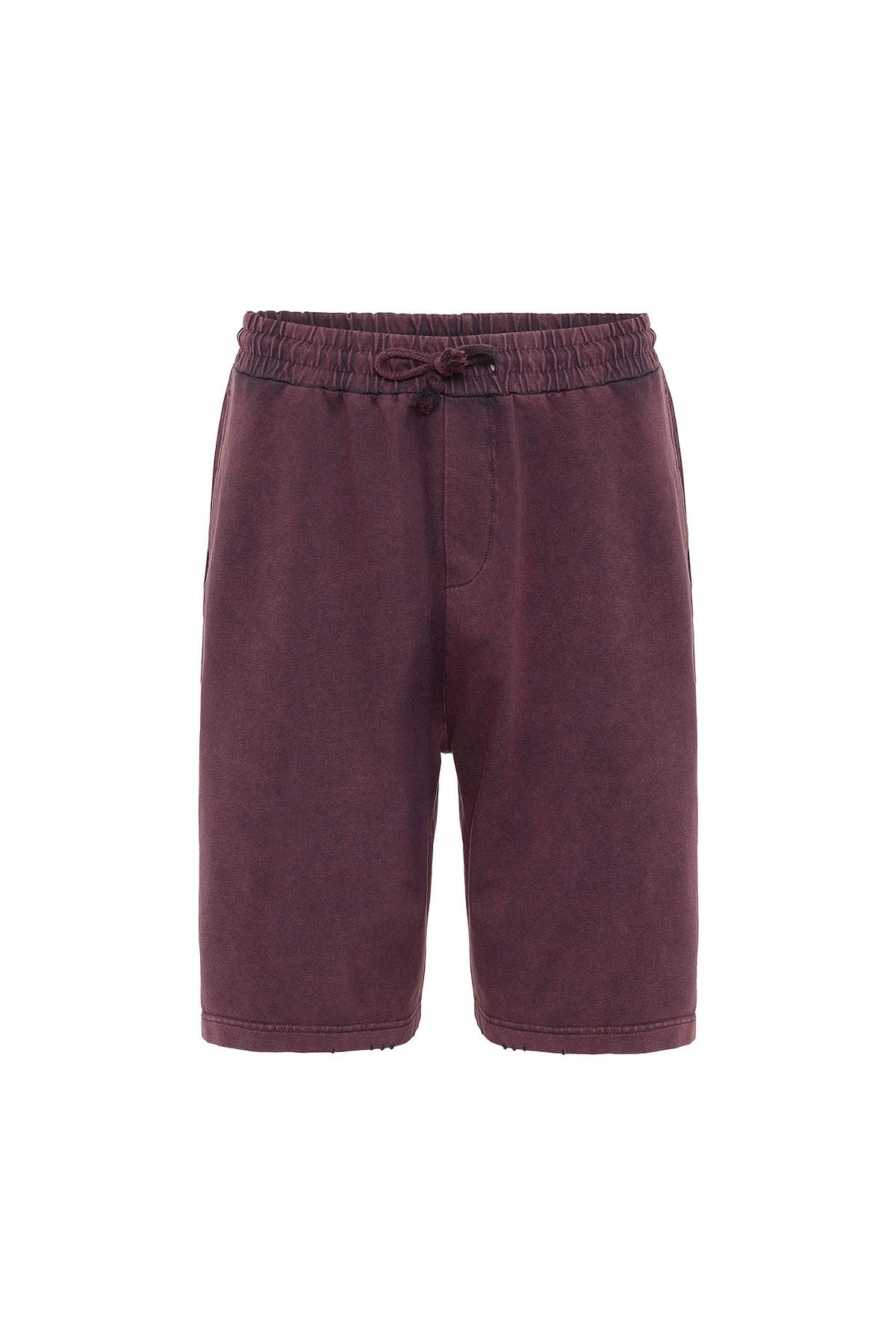 Basic Yıkamalı Oversize Şort Takım