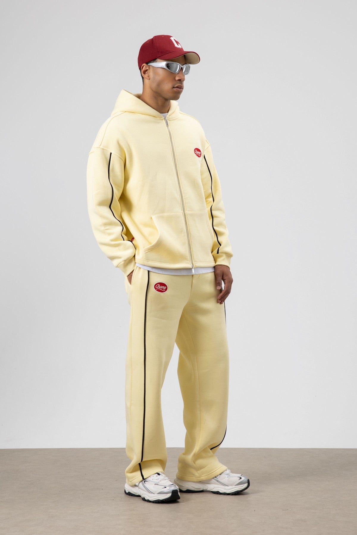Çizgi Detaylı Oversize Eşofman Takım