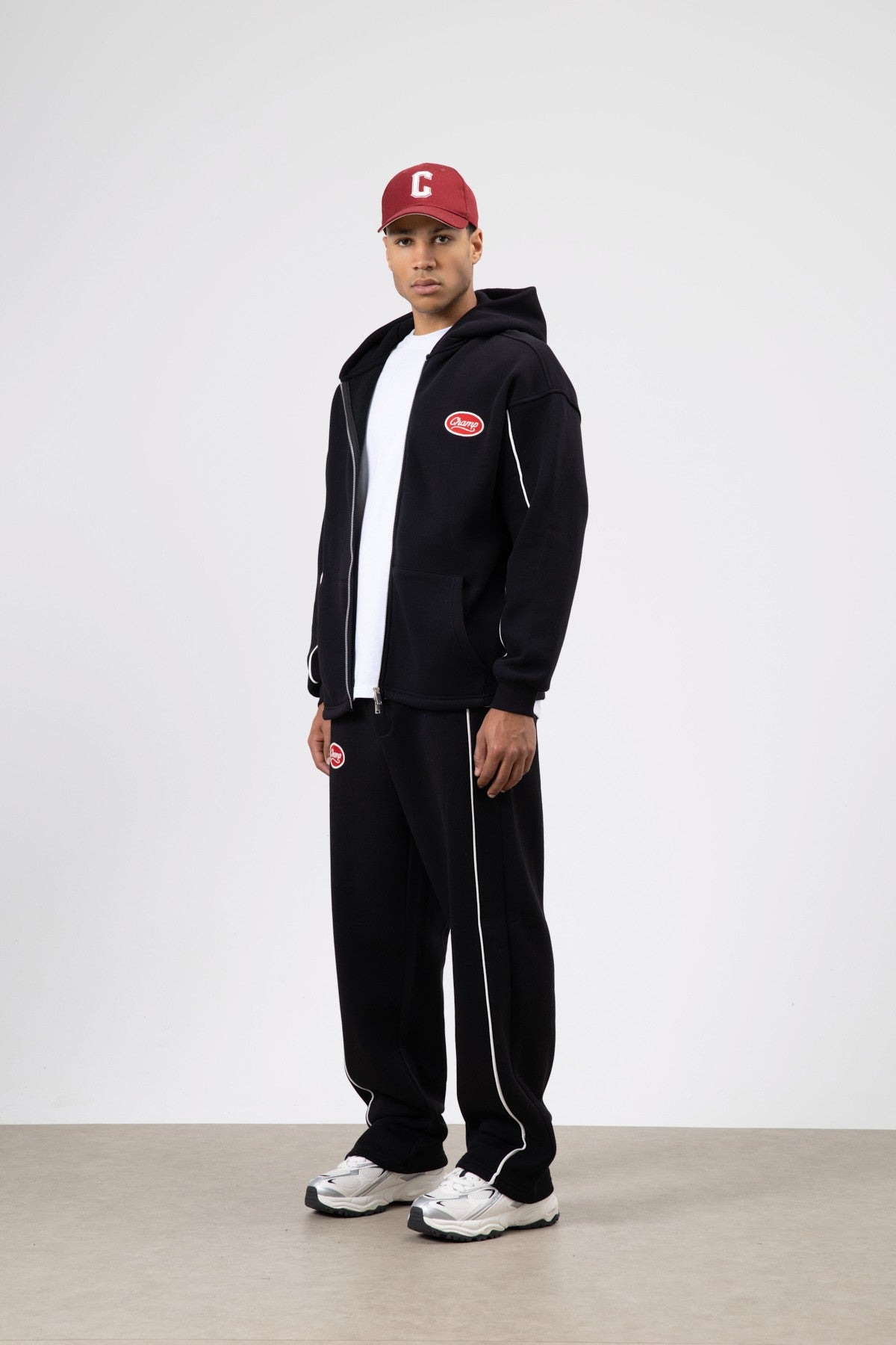 Çizgi Detaylı Oversize Eşofman Takım