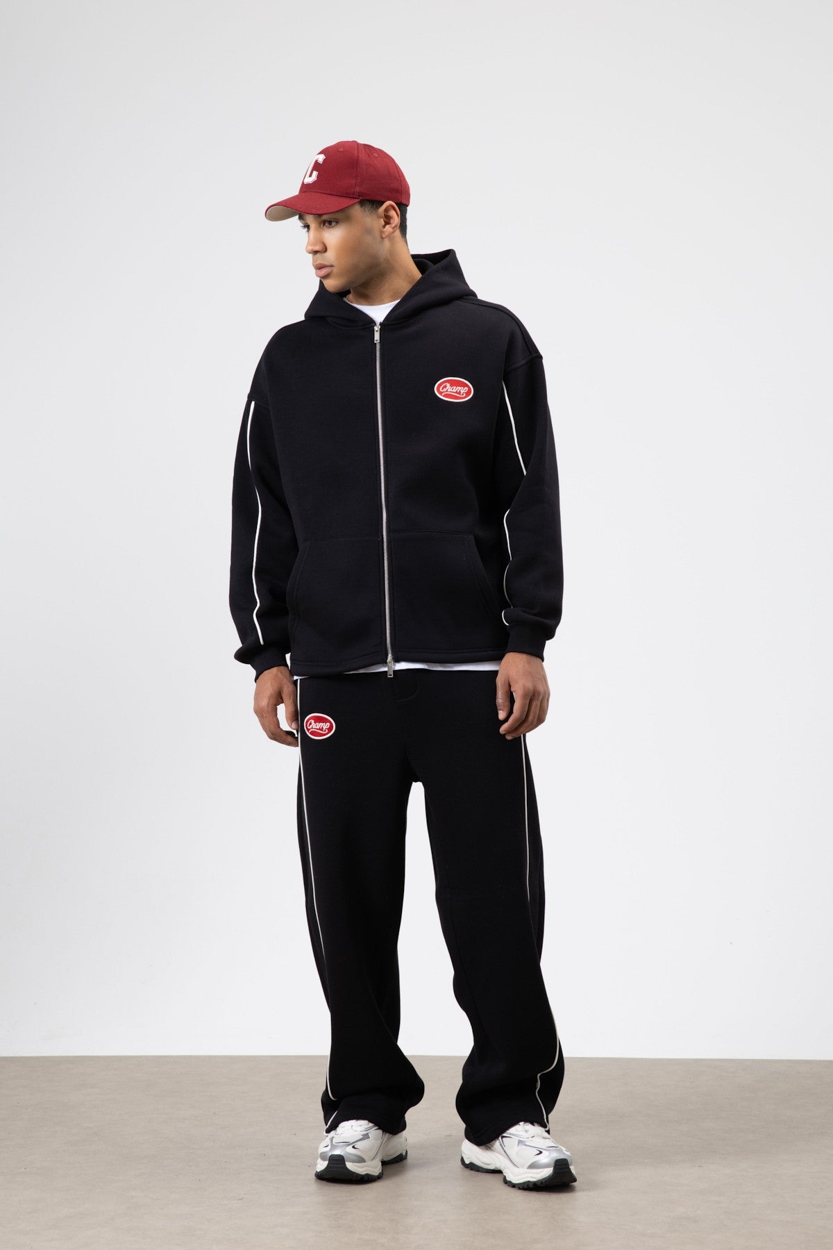 Çizgi Detaylı Oversize Eşofman Takım