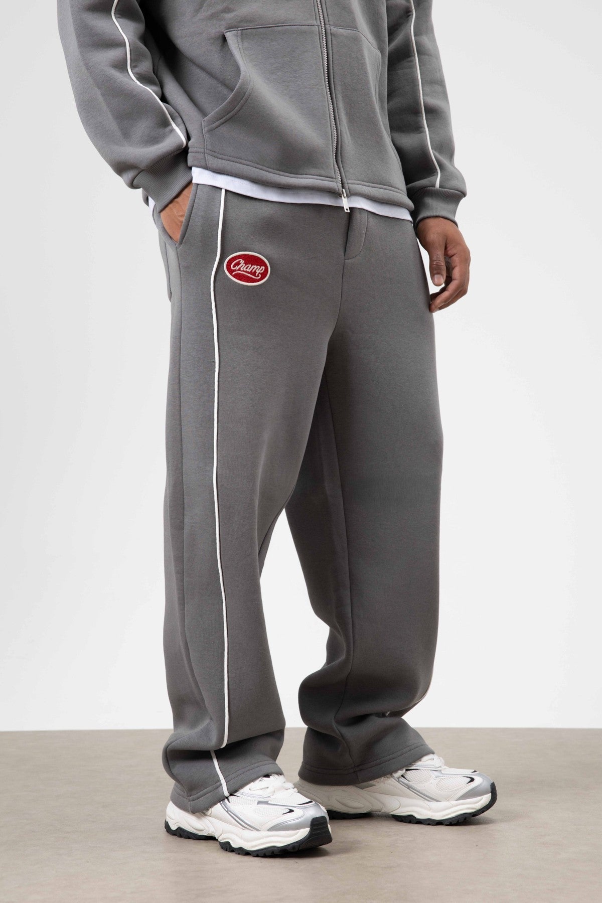Çizgi Detaylı Oversize Eşofman Takım