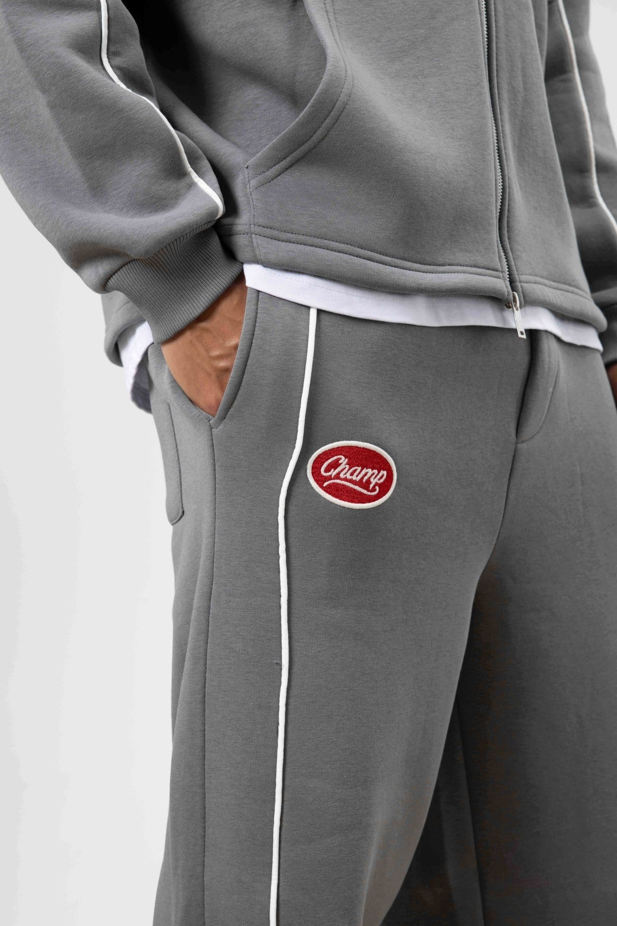 Çizgi Detaylı Oversize Eşofman Takım