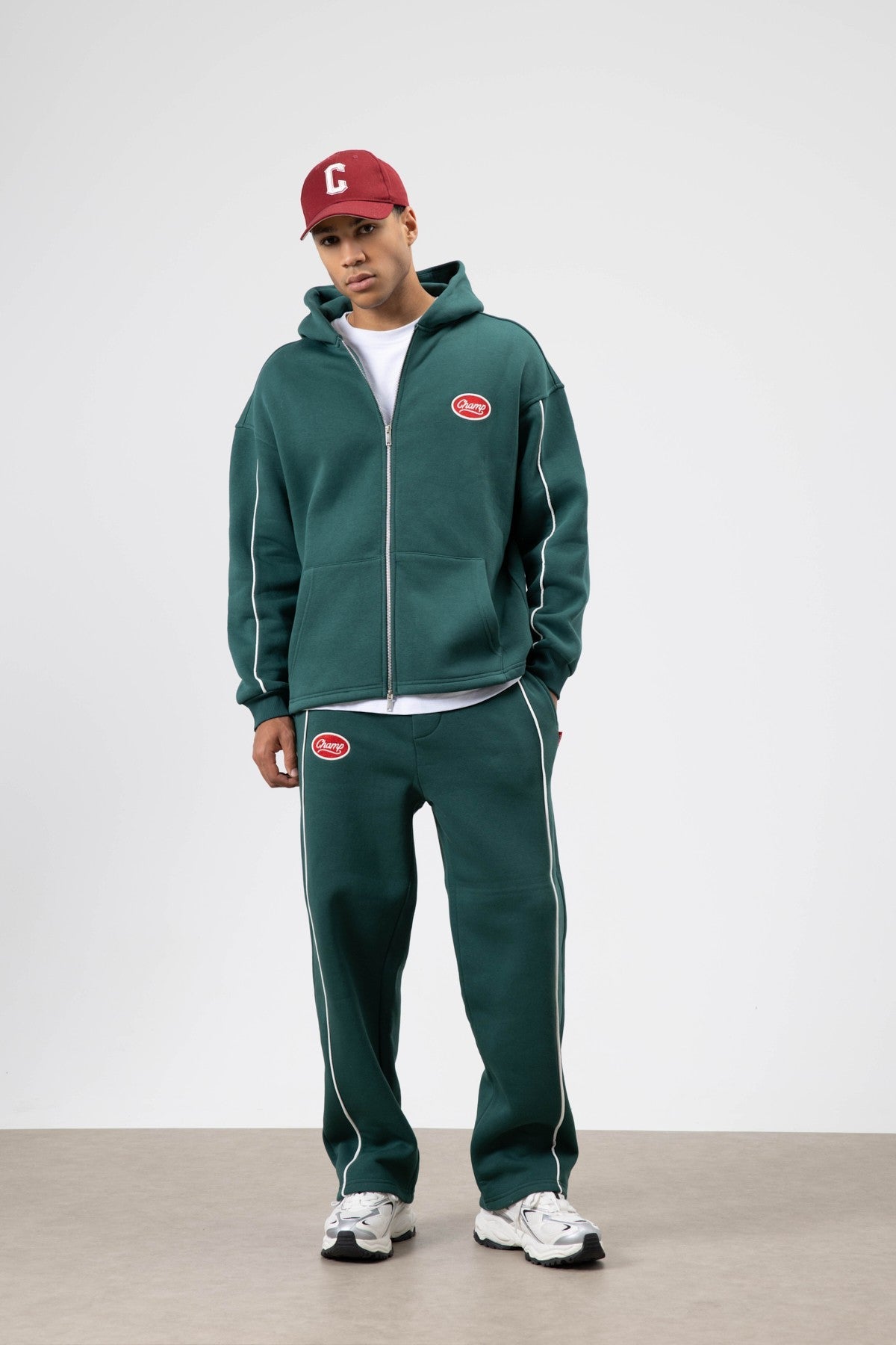 Çizgi Detaylı Oversize Eşofman Takım