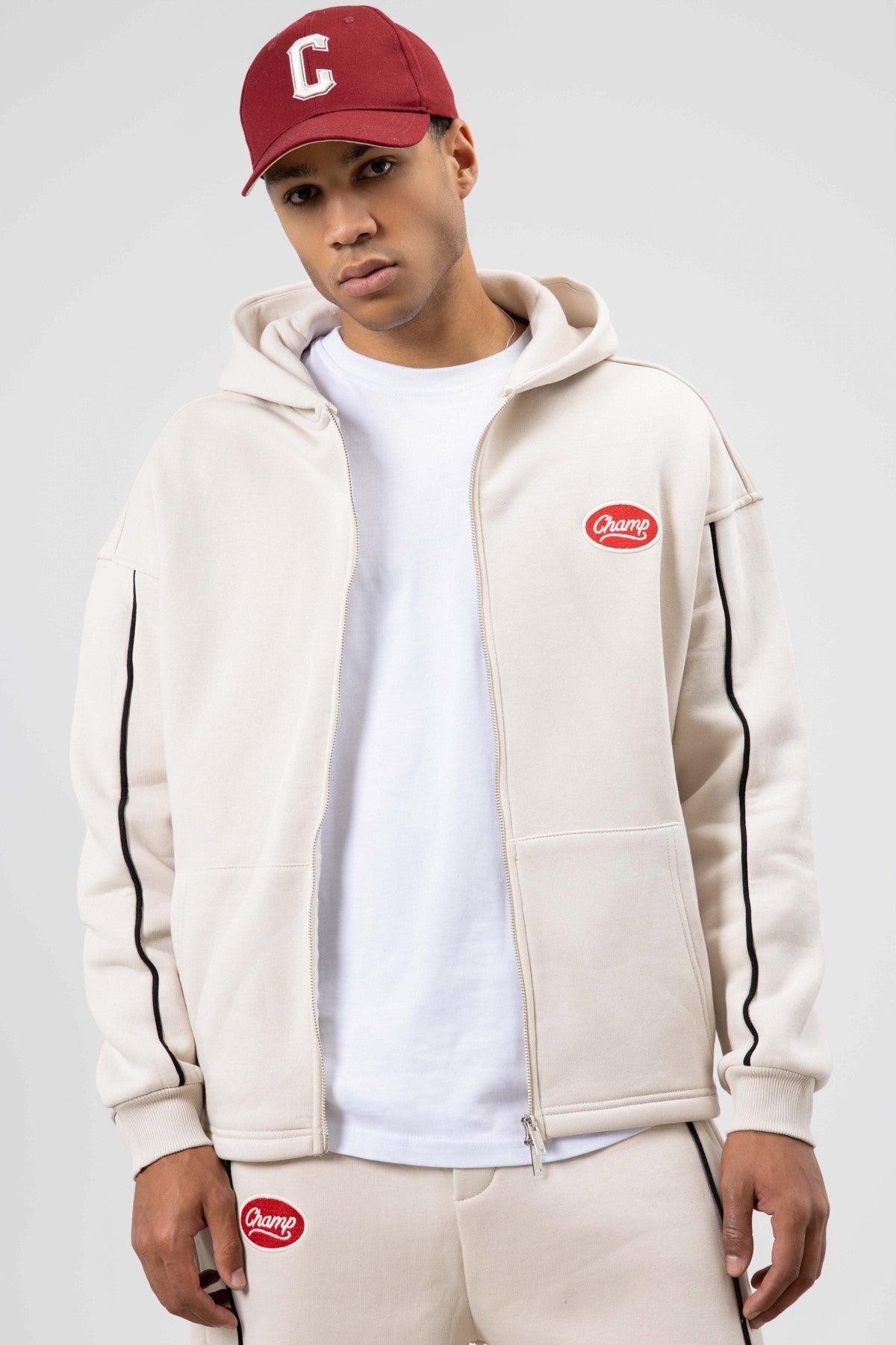 Çizgi Detaylı Oversize Eşofman Takım