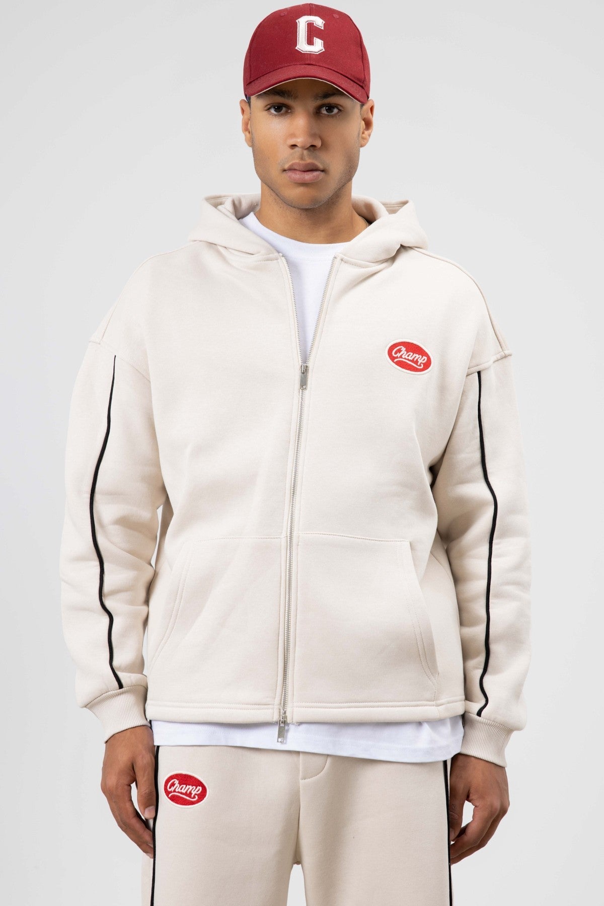 Çizgi Detaylı Oversize Eşofman Takım