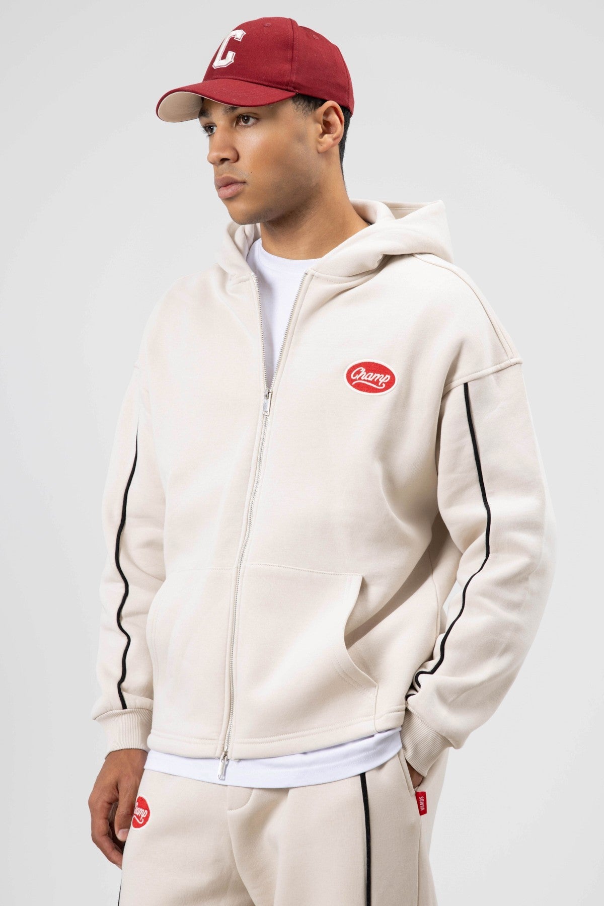 Çizgi Detaylı Oversize Eşofman Takım