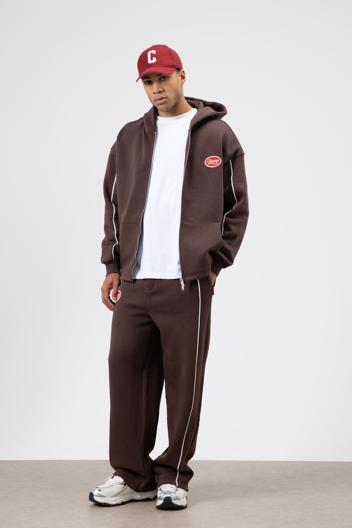 Çizgi Detaylı Oversize Eşofman Takım