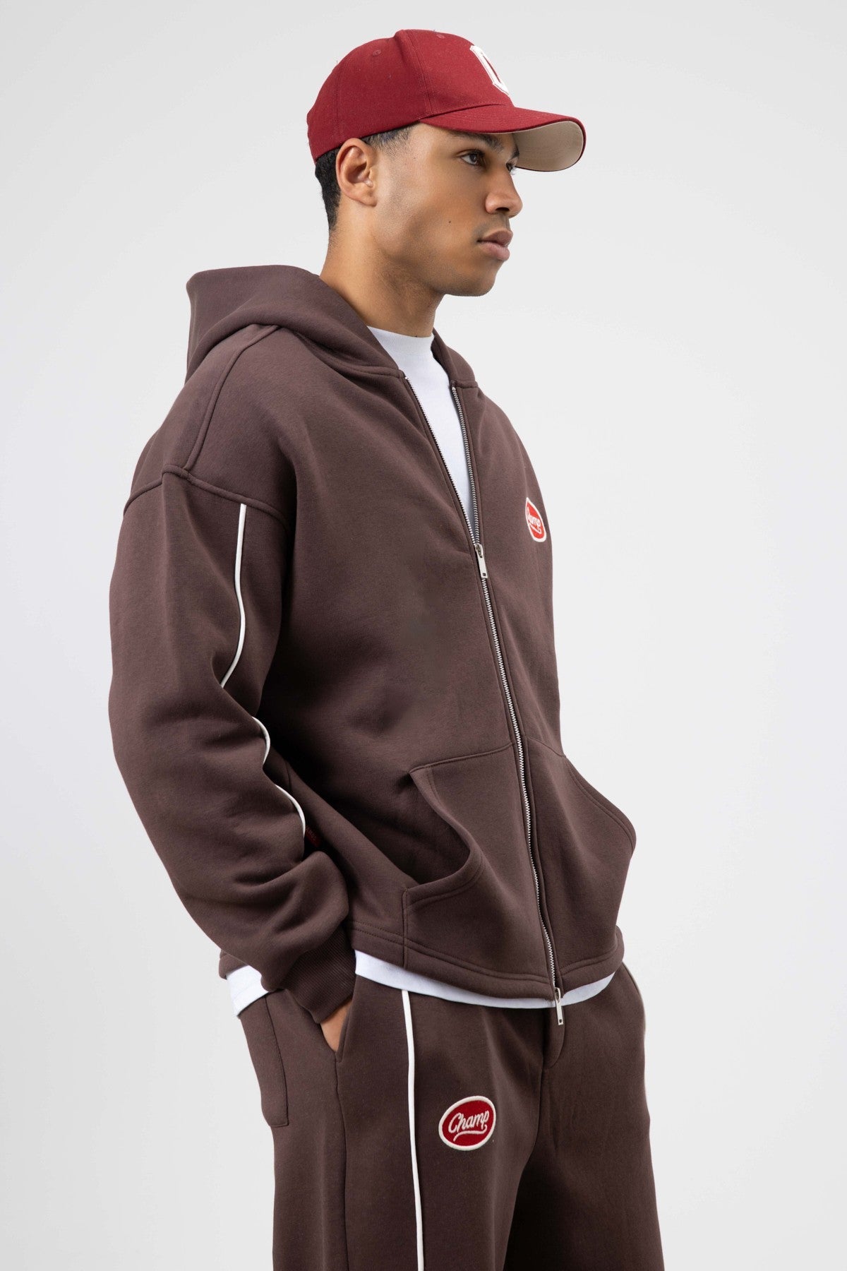 Çizgi Detaylı Oversize Eşofman Takım