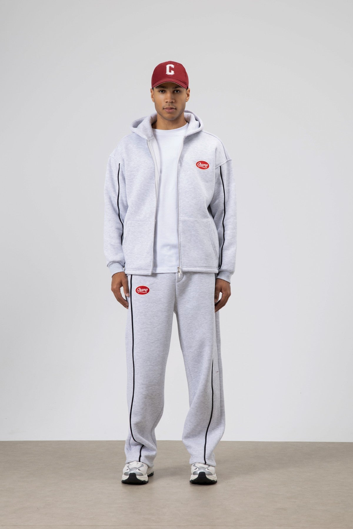 Çizgi Detaylı Oversize Eşofman Takım