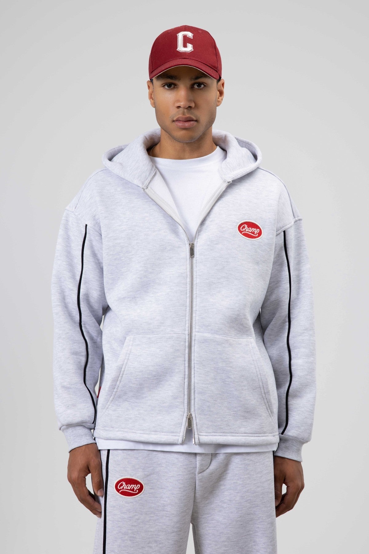 Çizgi Detaylı Oversize Eşofman Takım
