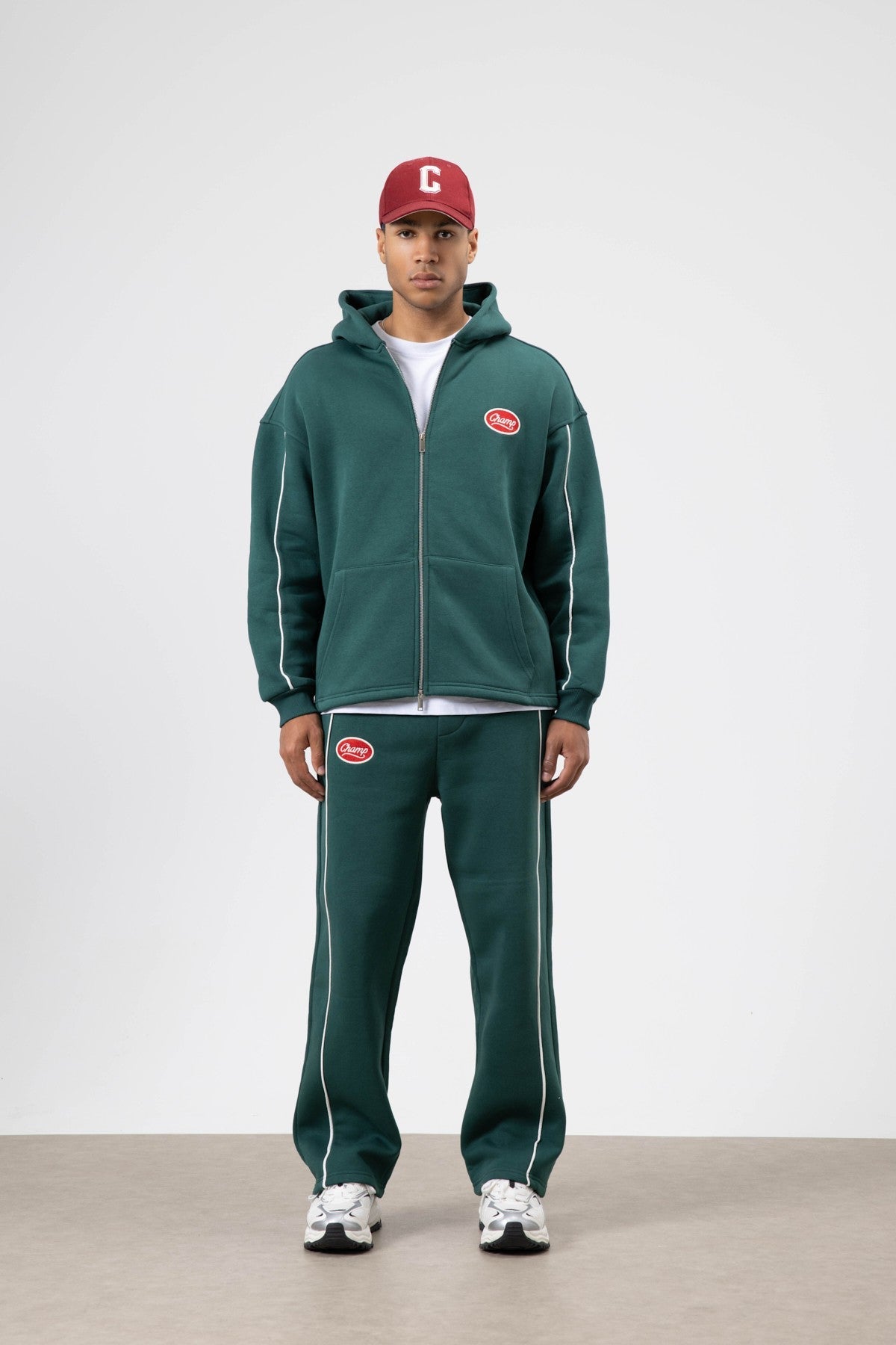 Çizgi Detaylı Oversize Eşofman Takım