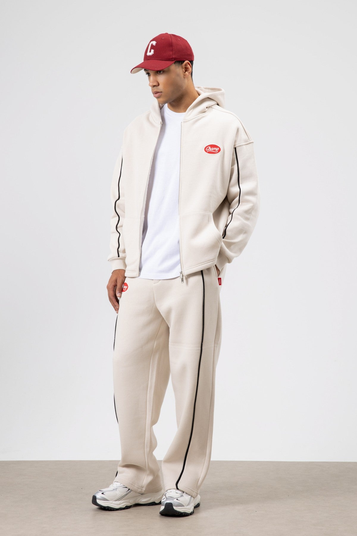 Çizgi Detaylı Oversize Eşofman Takım