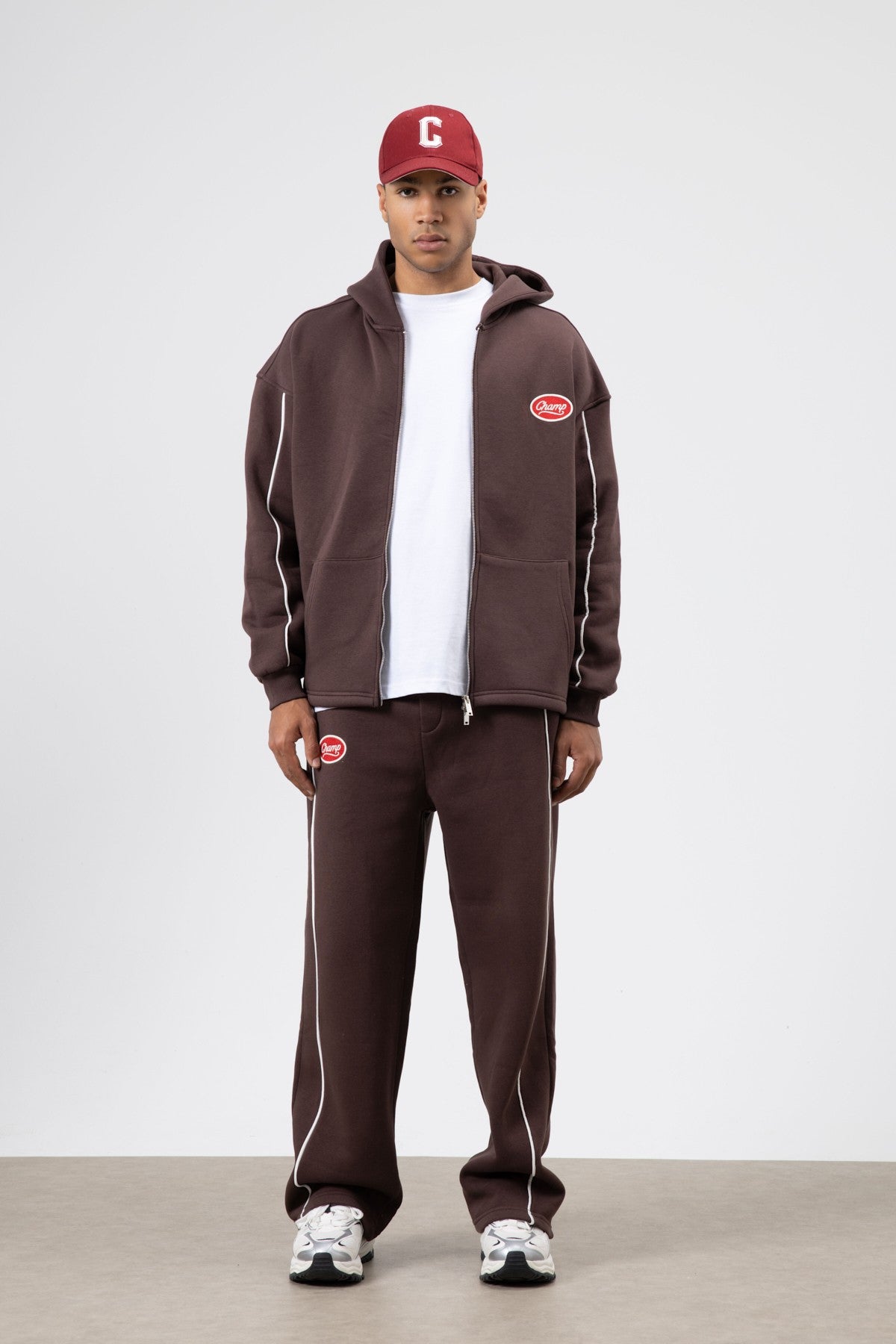 Çizgi Detaylı Oversize Eşofman Takım