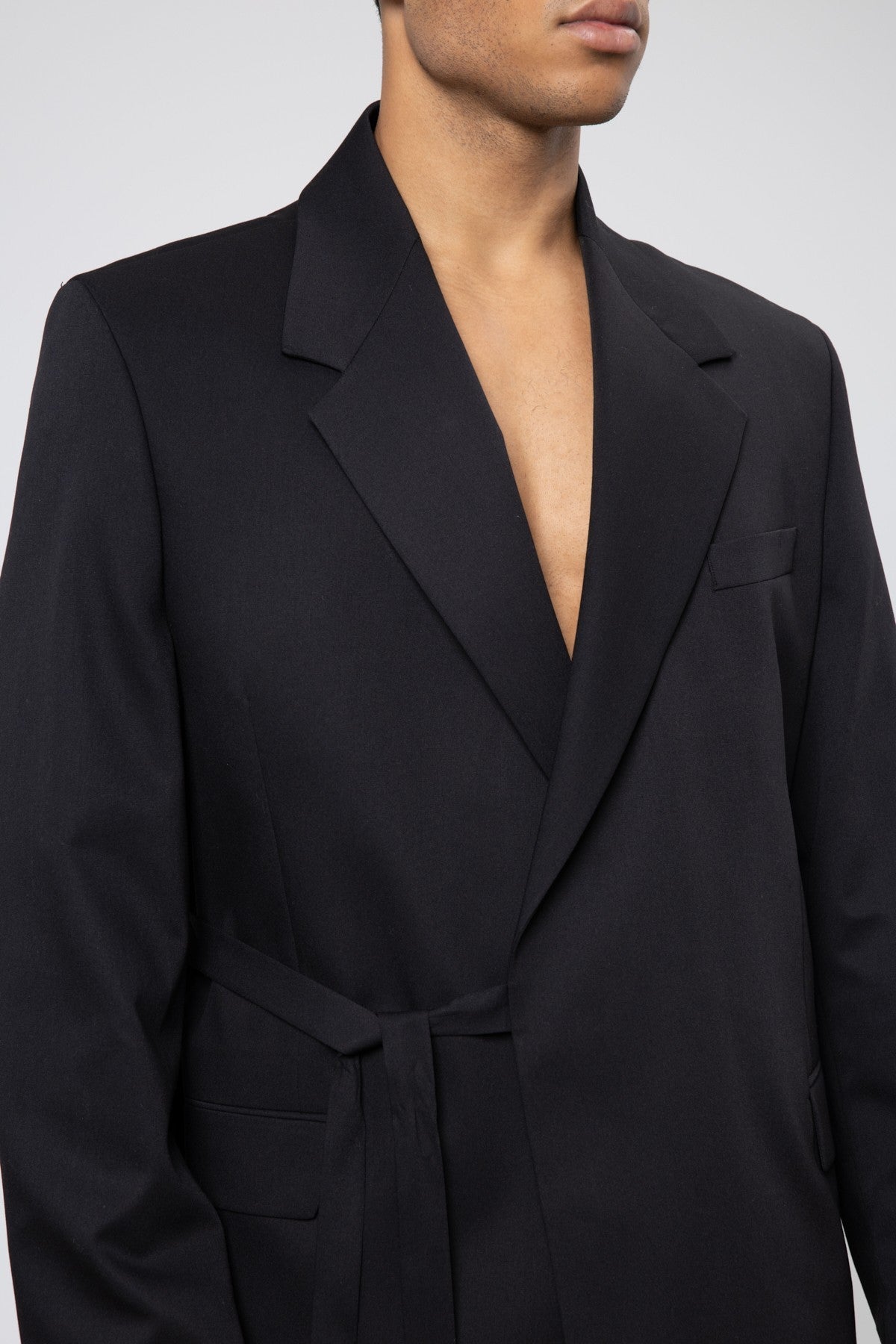 Oversize Kuşaklı Takım Elbise
