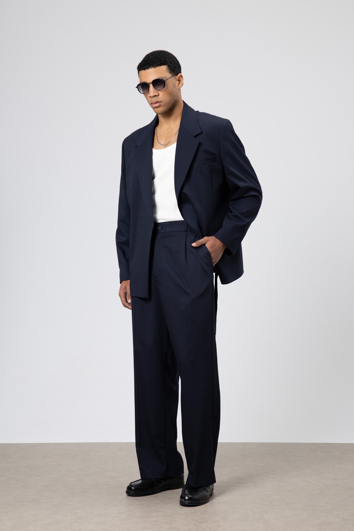 Oversize Kuşaklı Takım Elbise