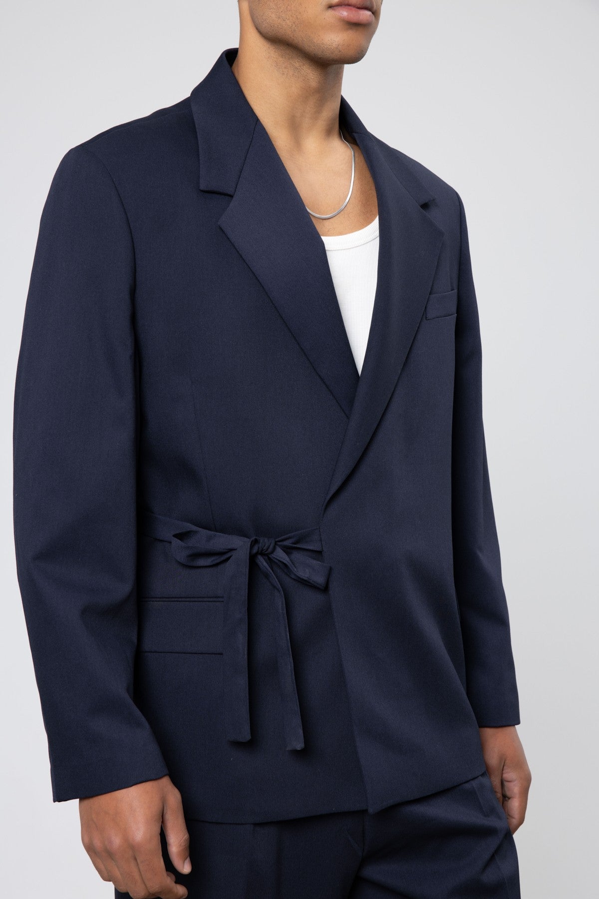 Oversize Kuşaklı Takım Elbise