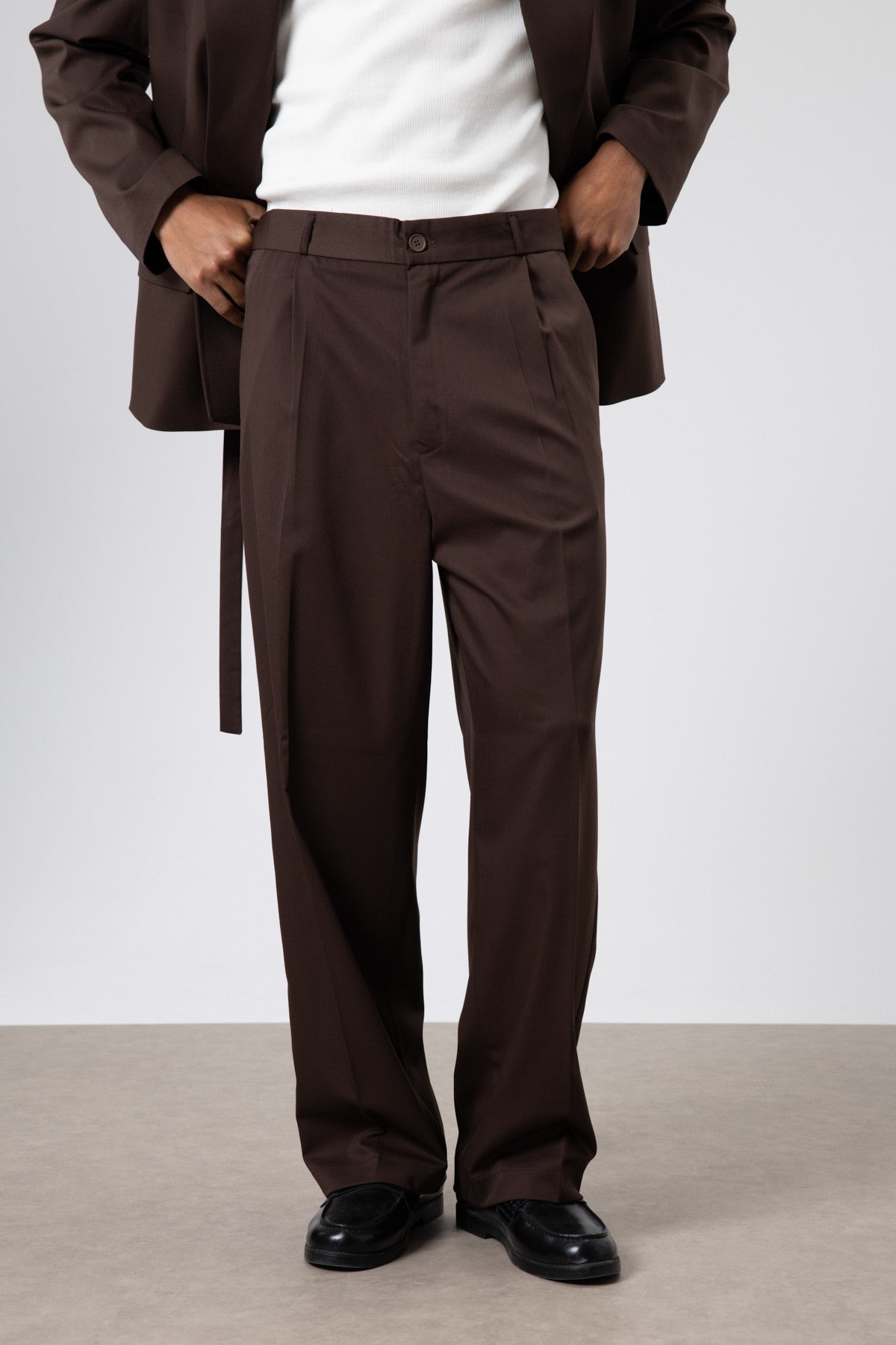 Oversize Kuşaklı Takım Elbise