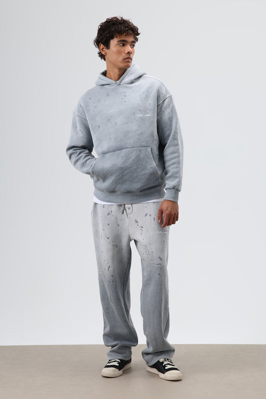 Yıkamalı Oversize Eşofman Takım