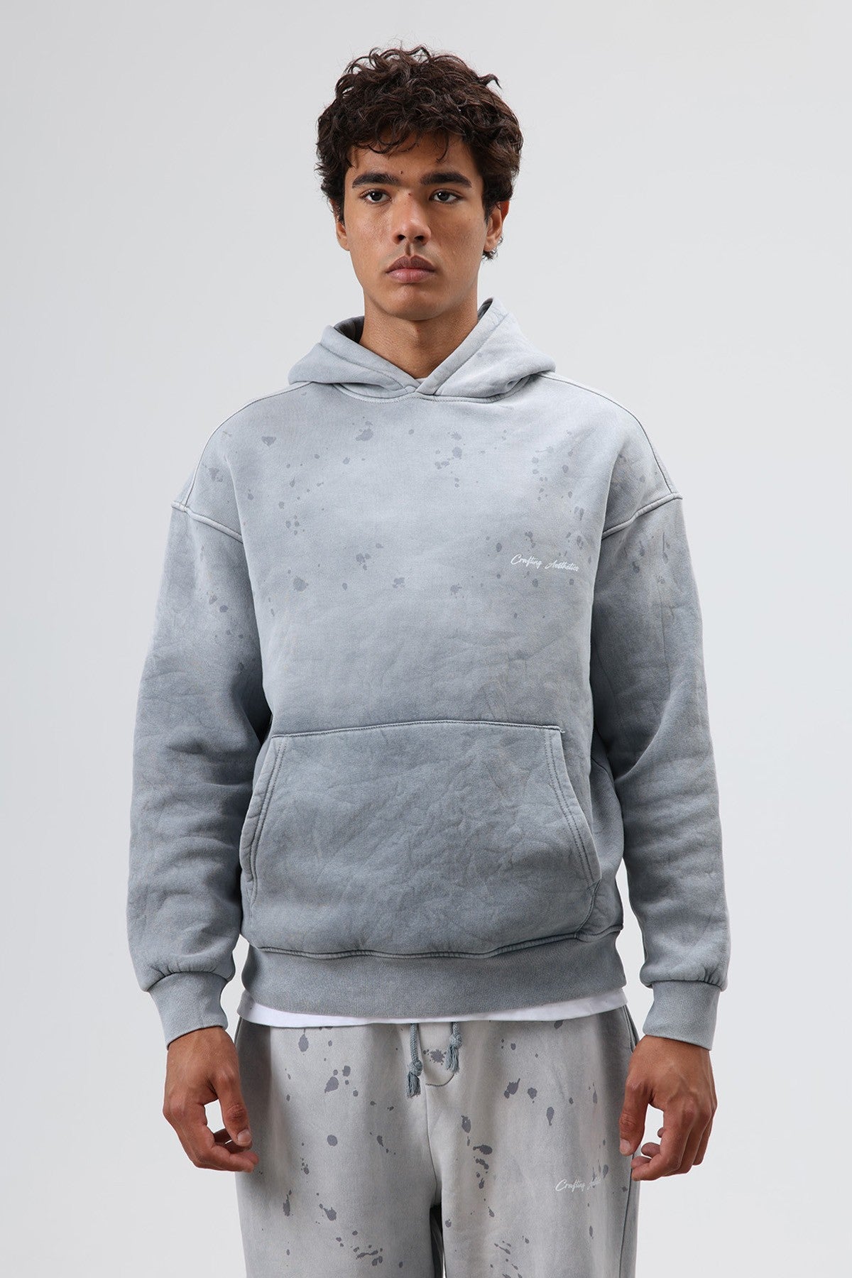 Yıkamalı Oversize Eşofman Takım