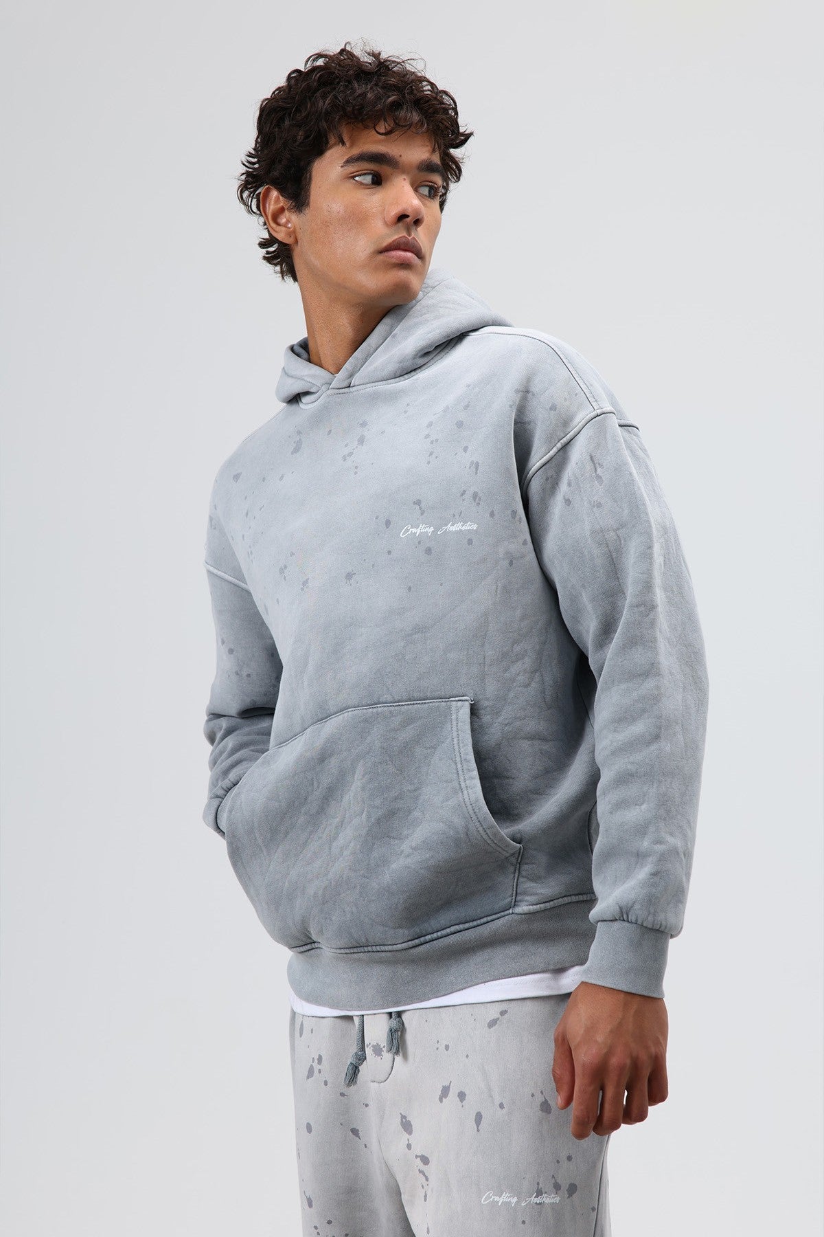 Yıkamalı Oversize Eşofman Takım