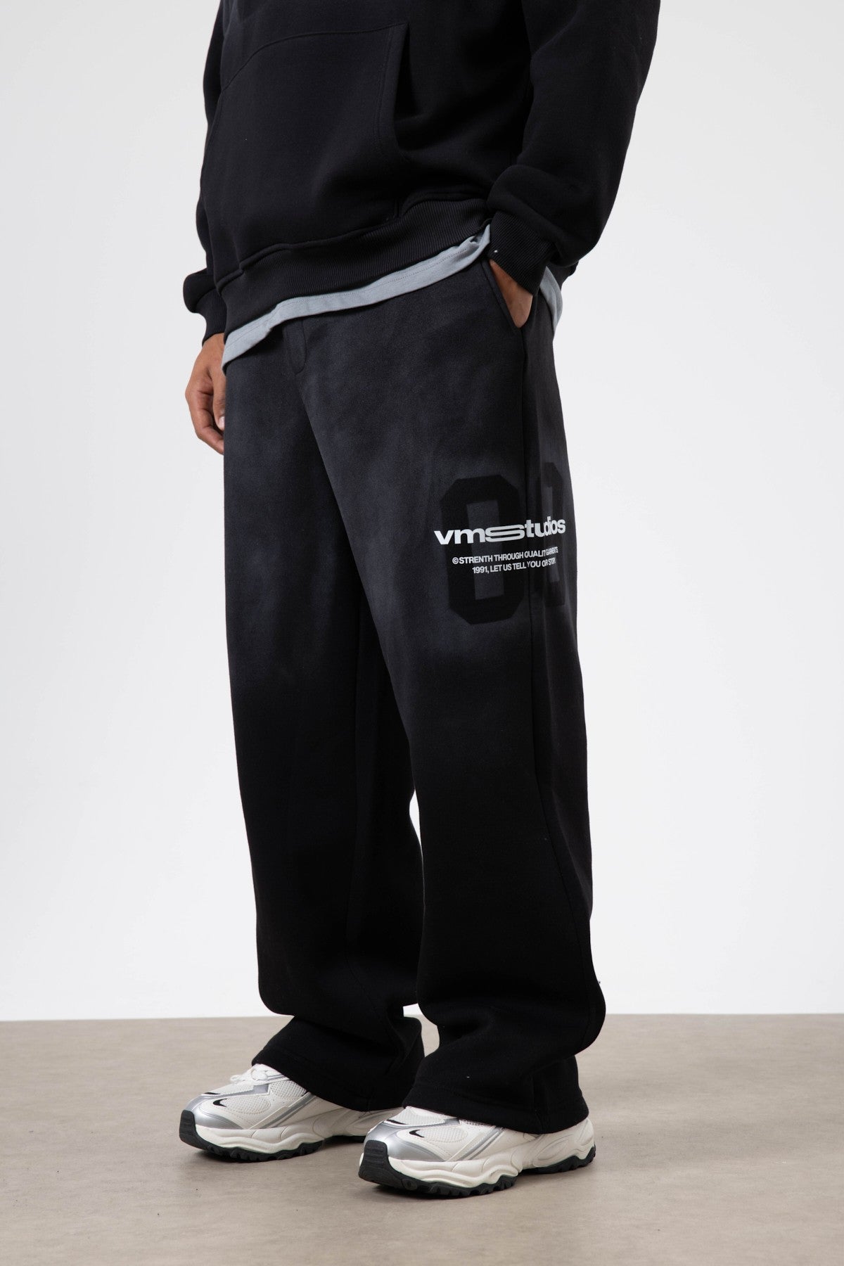 Oversize Baskılı Eşofman Takım