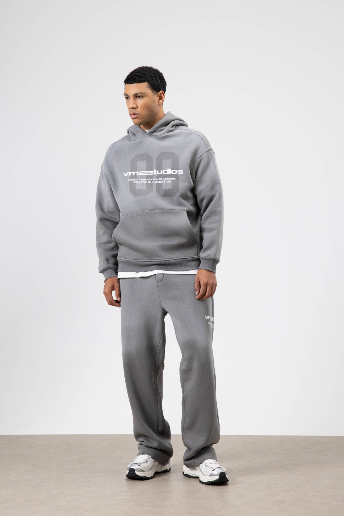 Oversize Baskılı Eşofman Takım