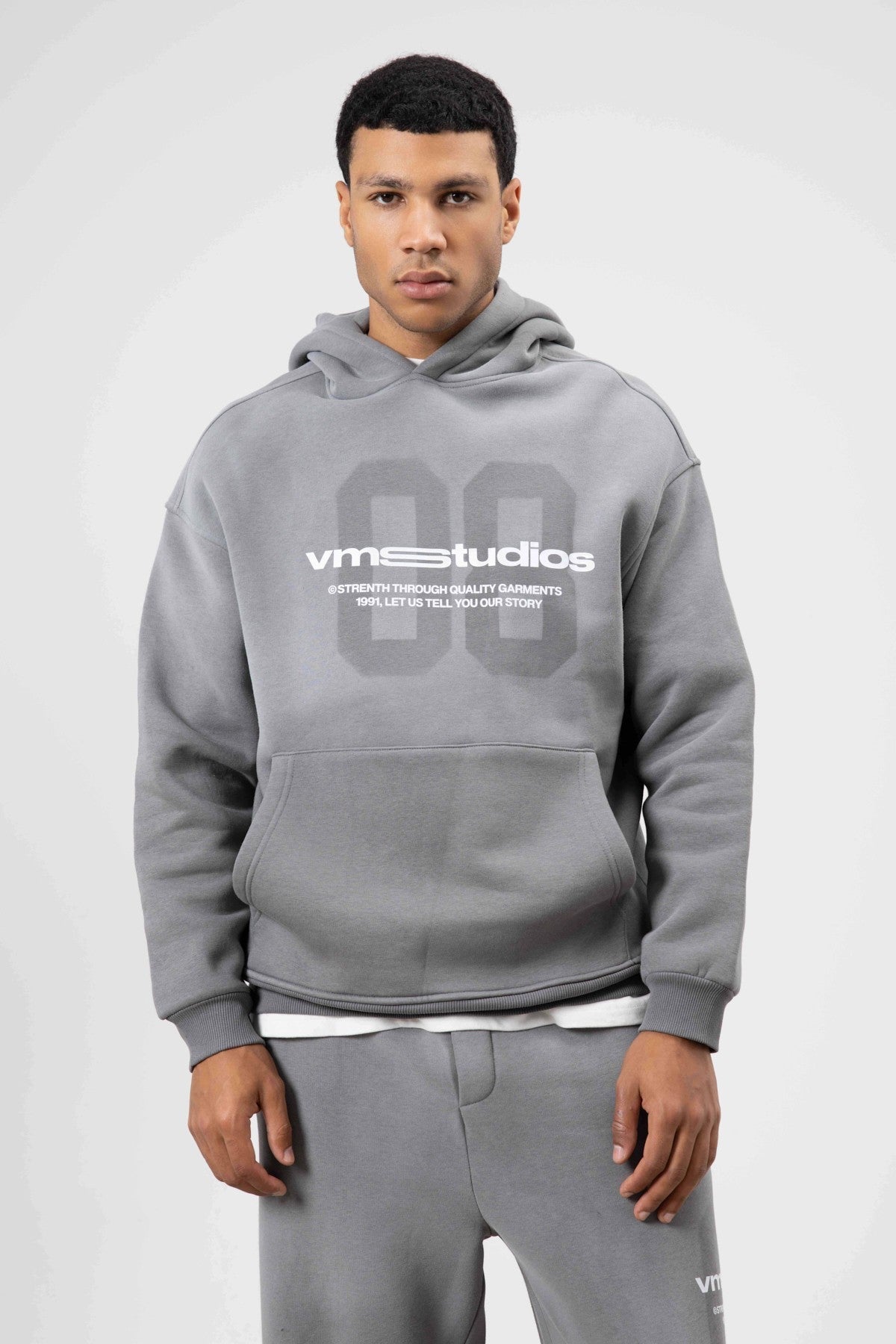 Oversize Baskılı Eşofman Takım