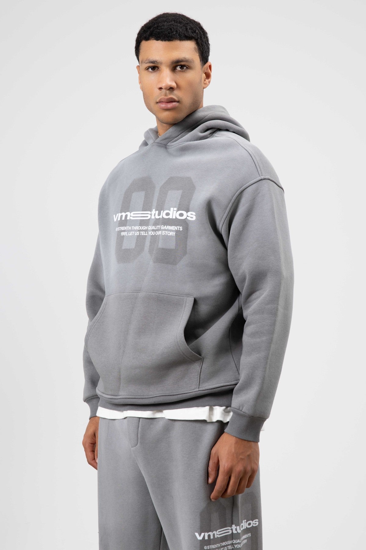 Oversize Baskılı Eşofman Takım