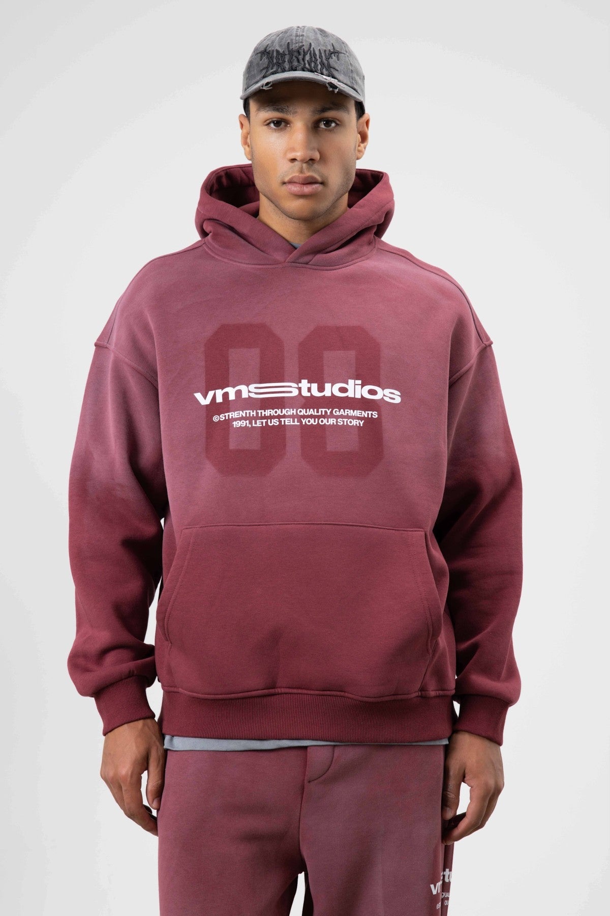 Oversize Baskılı Eşofman Takım
