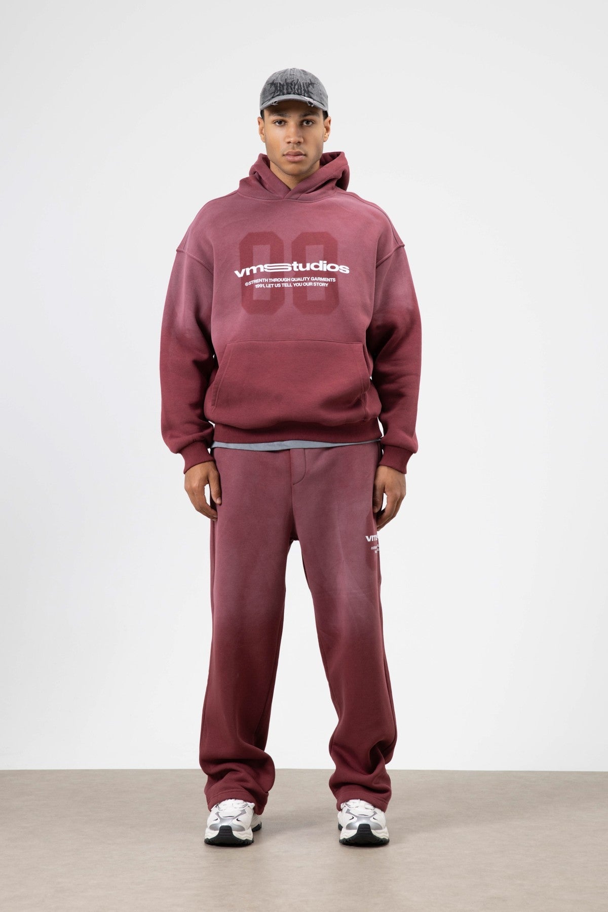 Oversize Baskılı Eşofman Takım