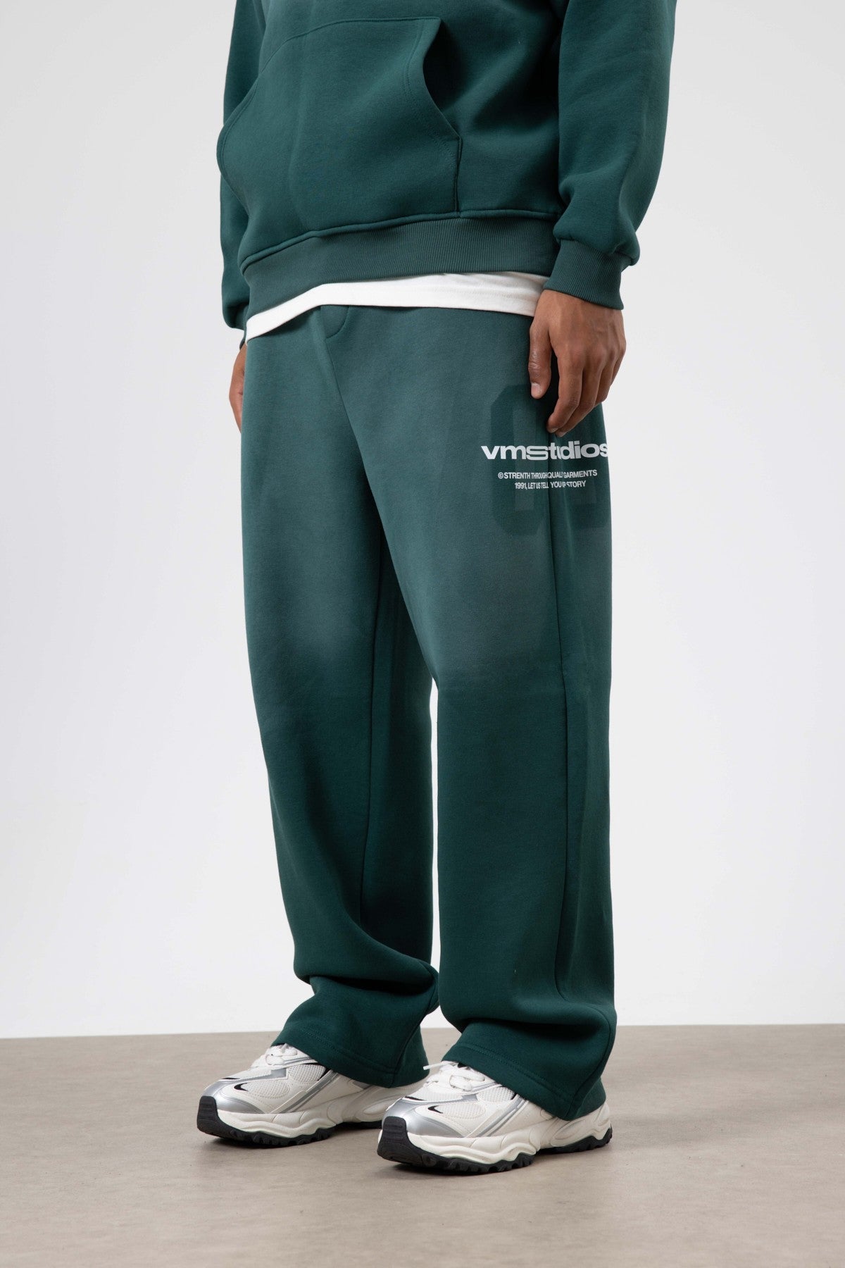 Oversize Baskılı Eşofman Takım
