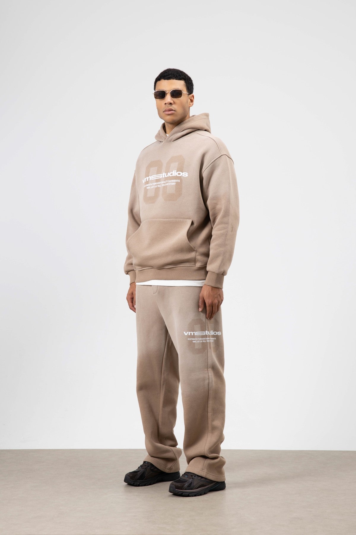 Oversize Baskılı Eşofman Takım
