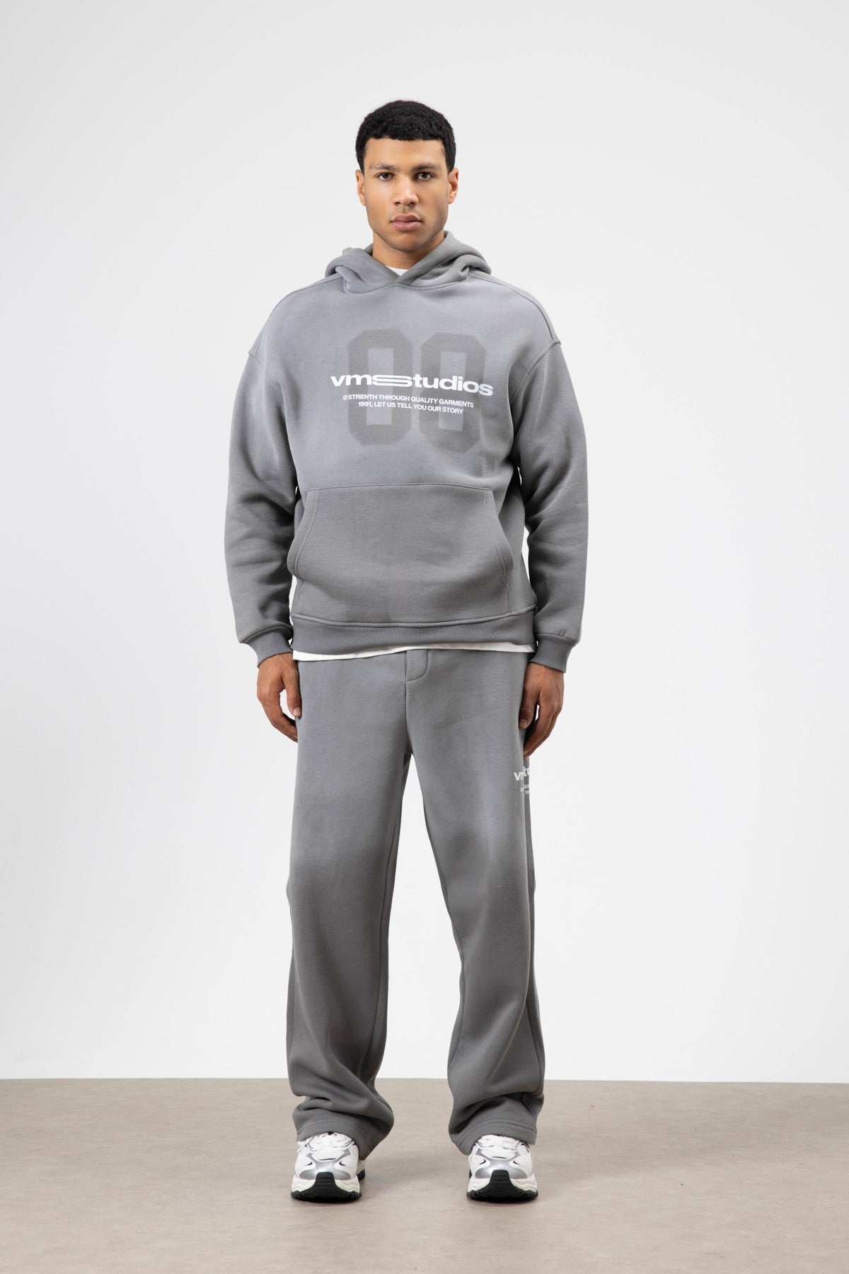 Oversize Baskılı Eşofman Takım