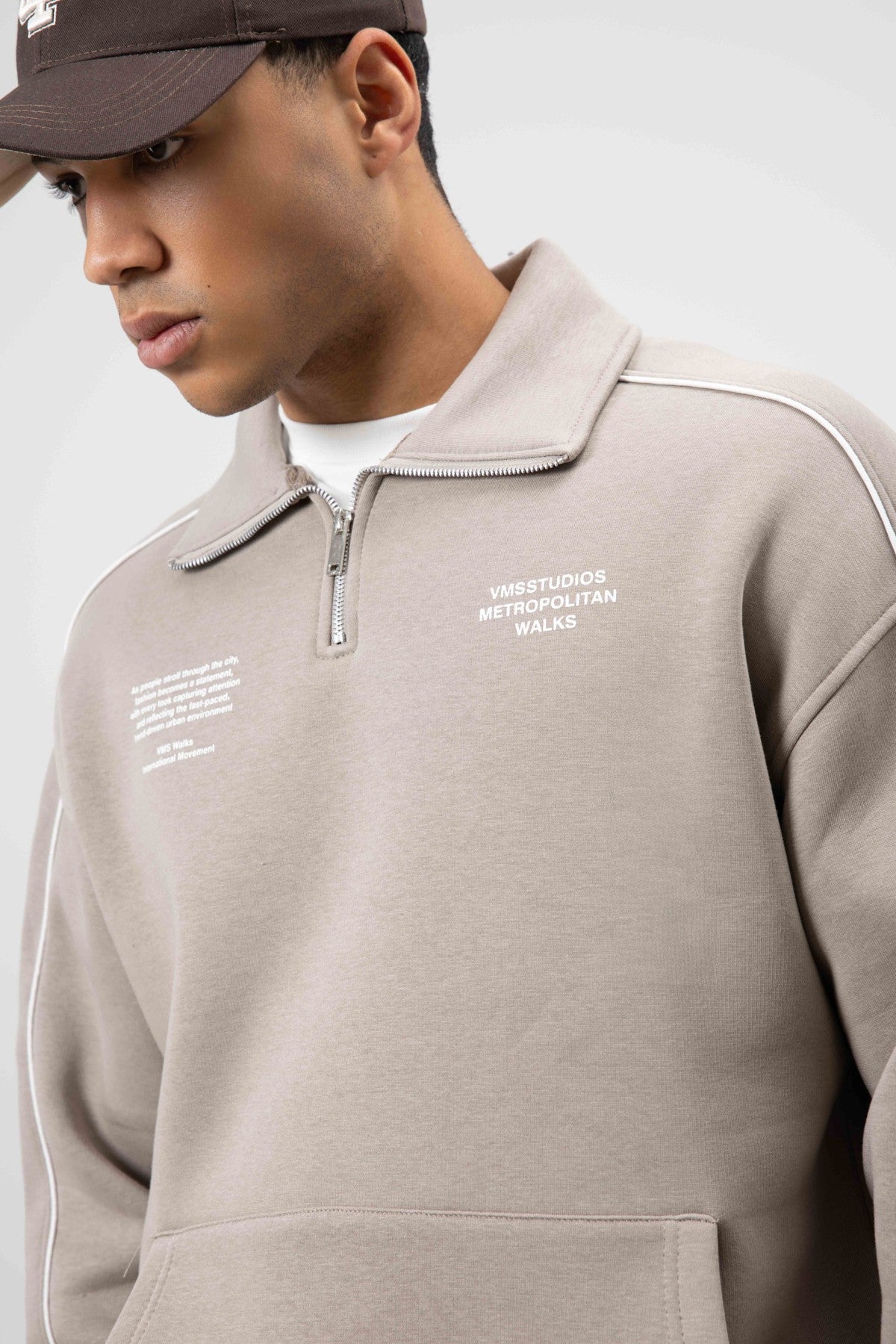 Çizgi Detaylı Oversize Eşofman Takım
