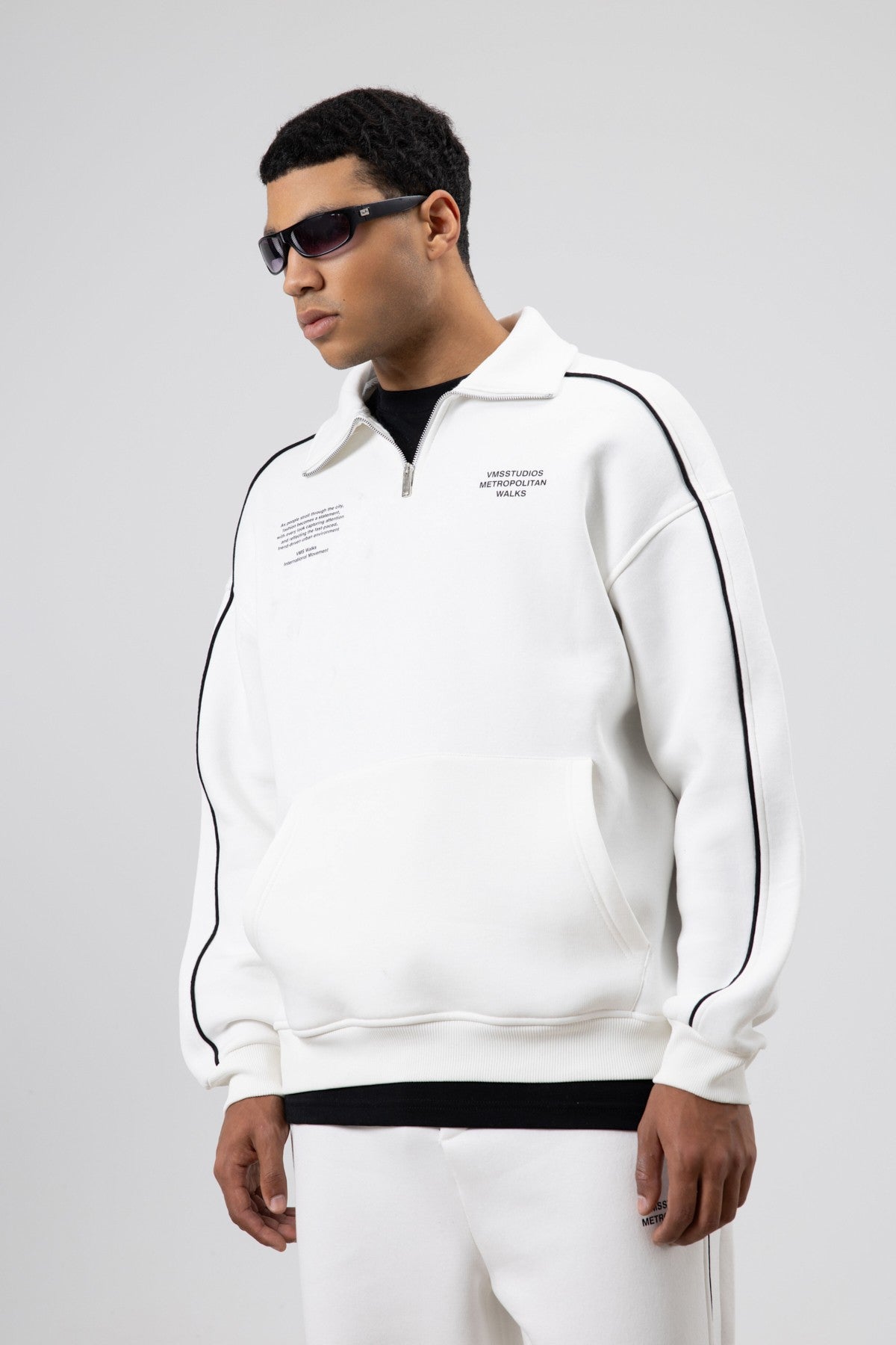 Çizgi Detaylı Oversize Eşofman Takım