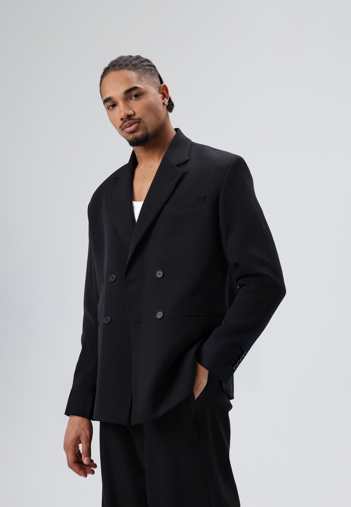 Oversize Kruvaze Takım Elbise