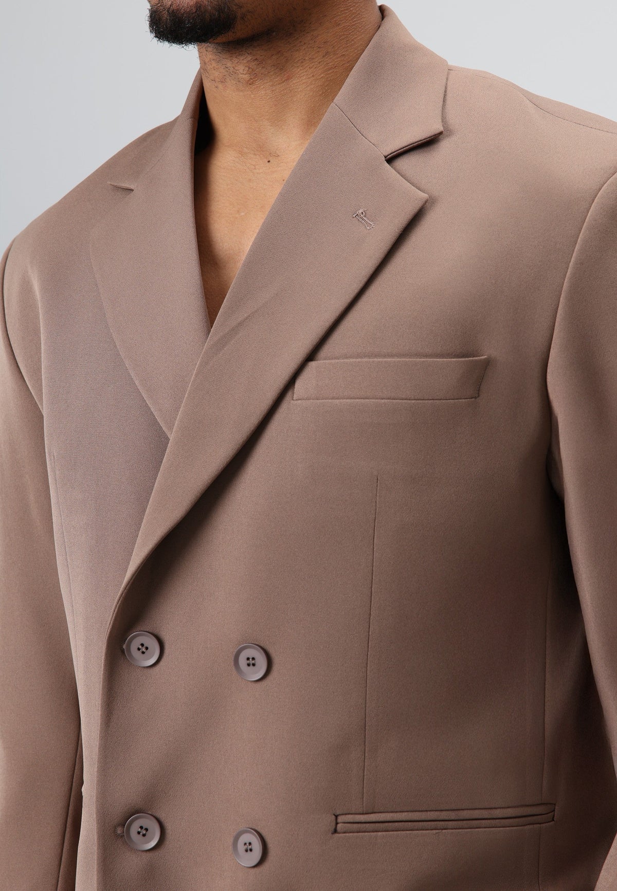 Oversize Kruvaze Takım Elbise