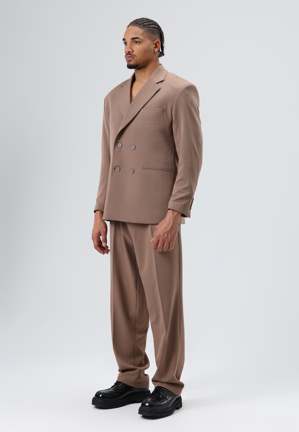 Oversize Kruvaze Takım Elbise