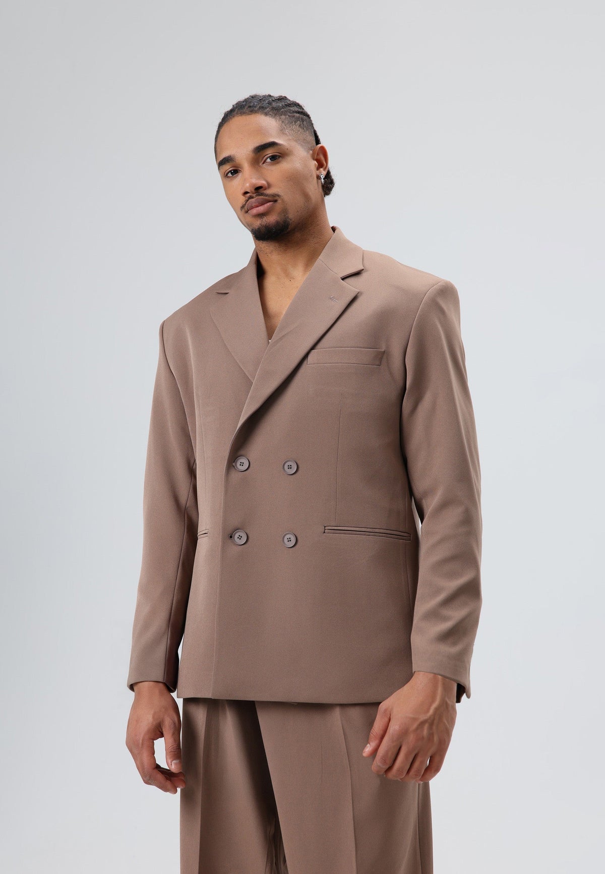 Oversize Kruvaze Takım Elbise
