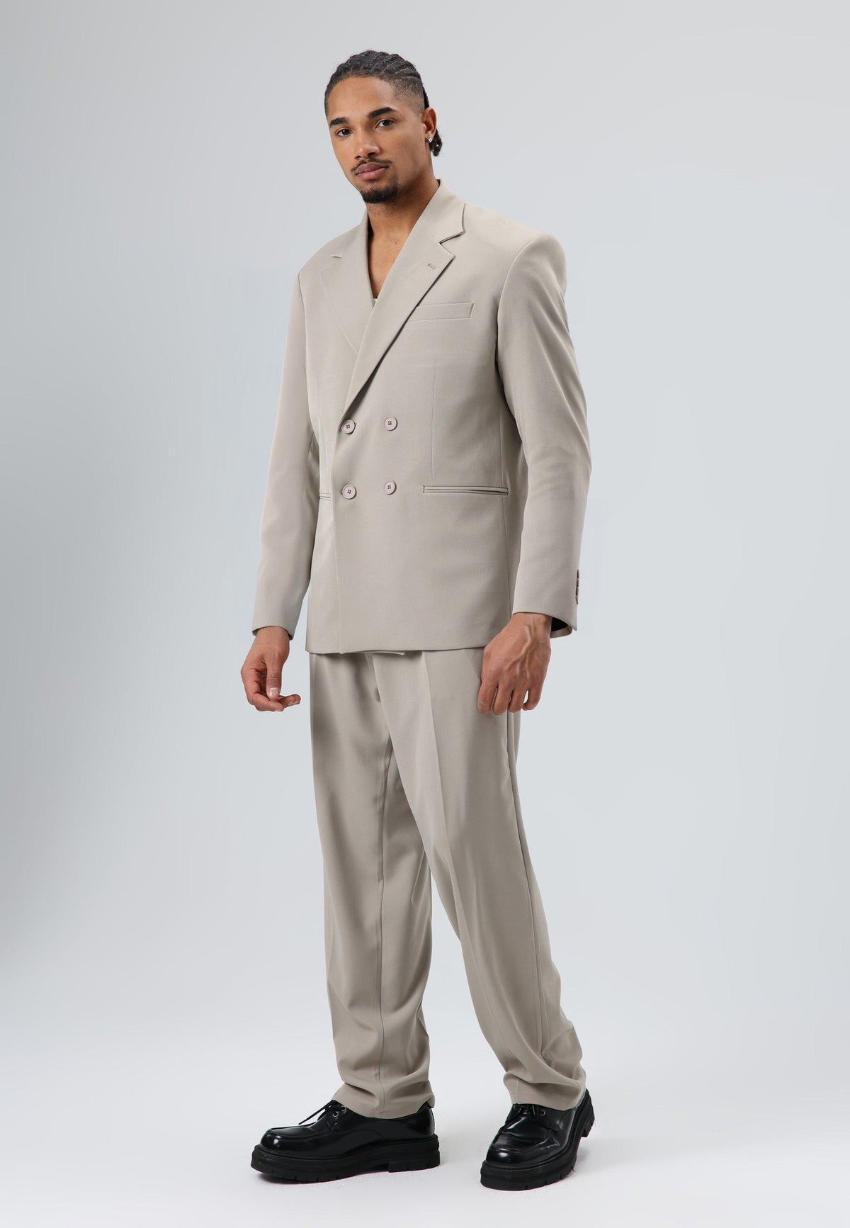Oversize Kruvaze Takım Elbise