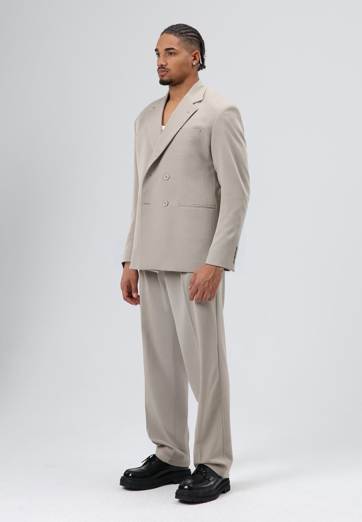 Oversize Kruvaze Takım Elbise